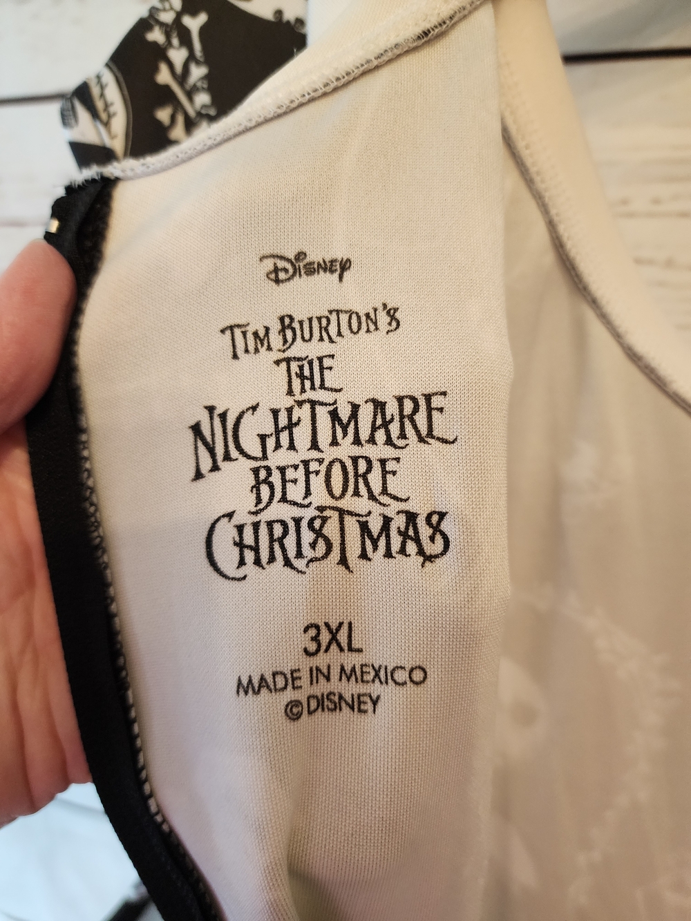 Jack Disney Nightmare Before Christmas Dress with White Peter Pan Collar - Picture 5 of 6